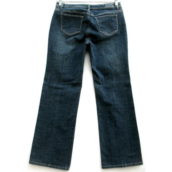 Michael Kors Relaxed Boot Dark Wash Tag Sz 8P - Picture 1 of 6